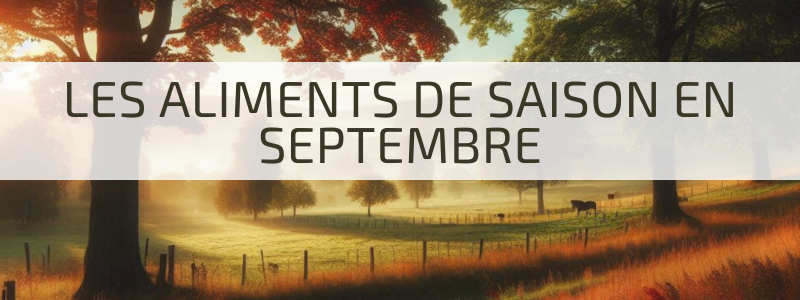 alimentation de saison en septembre